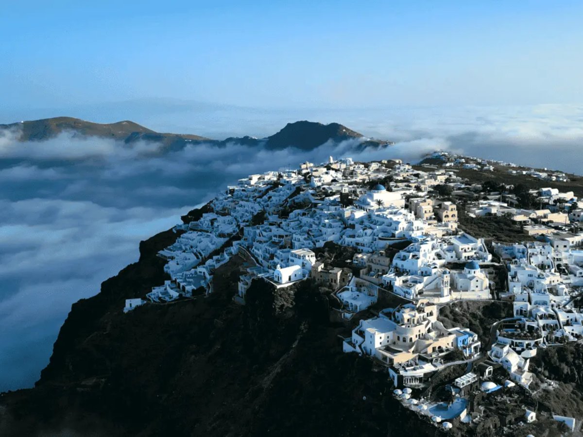 Santorini, Caldera views