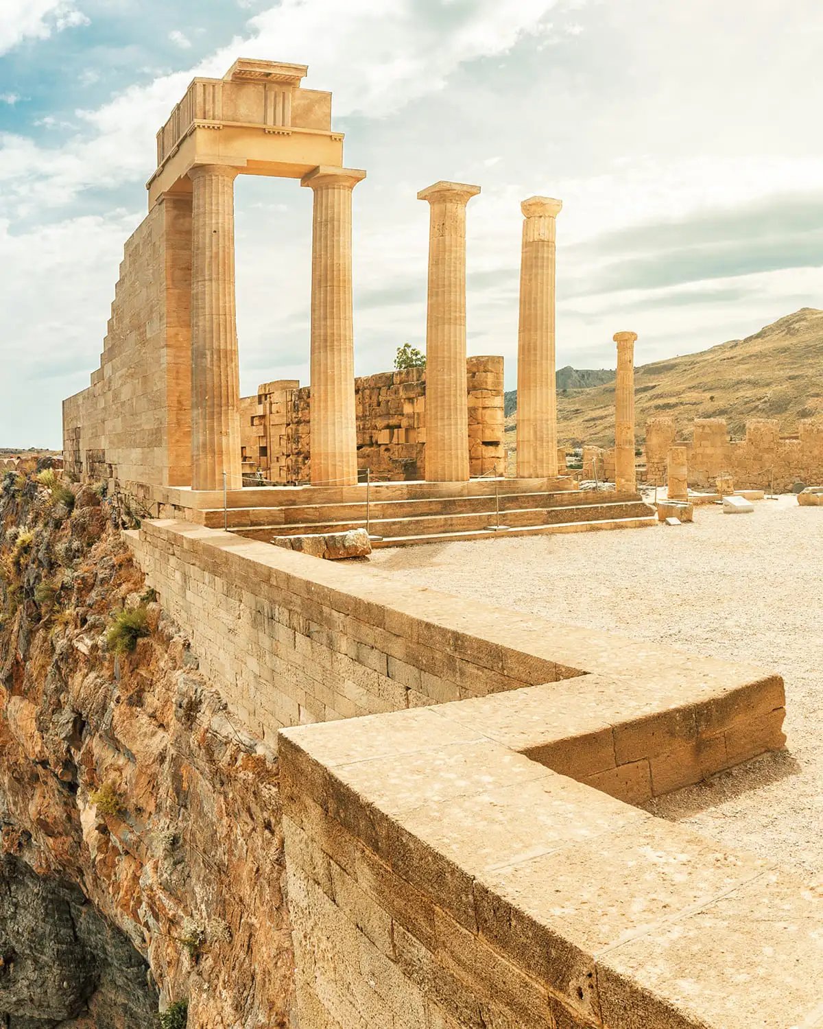 Greek ruins mobile hero