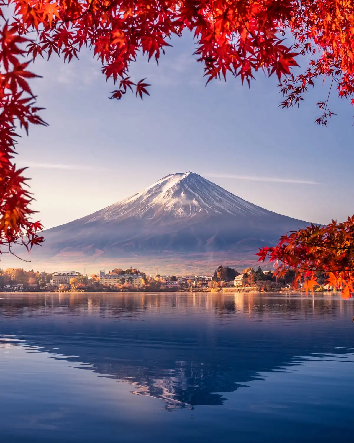 View of Mt. Fuji near Tokyo & Kyoto